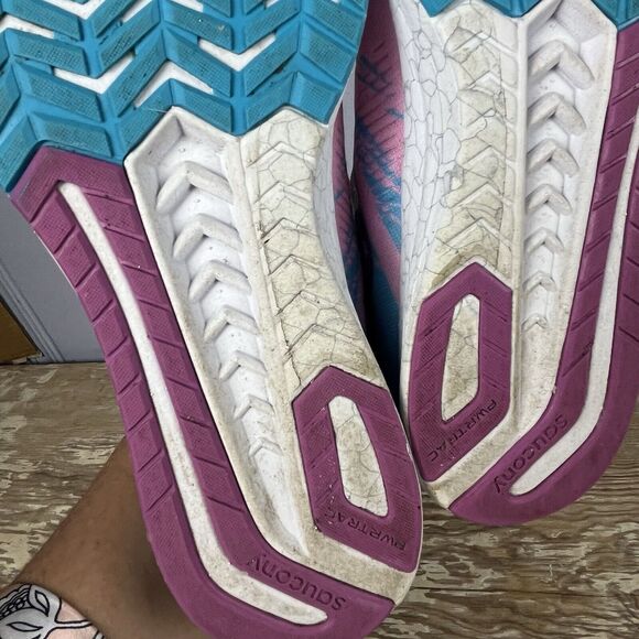 Saucony Womens Fastwitch 9 S19053-25 Multicolor Running Shoes Sneakers Size 7 - Picture 8 of 10